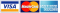 Visa Mastercard Amex We take Visa, Mastercard or American Express